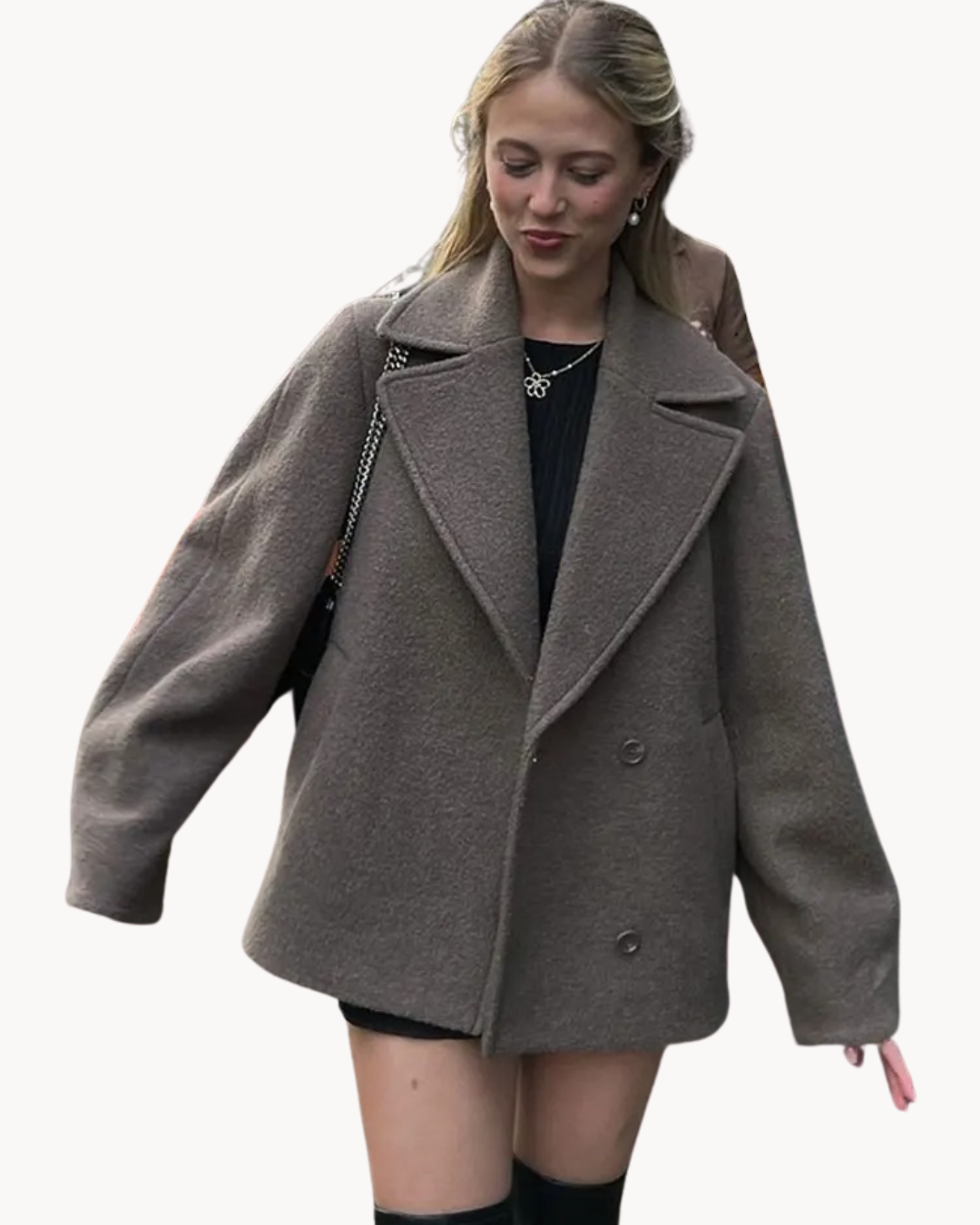 Women's Double Breasted Coat