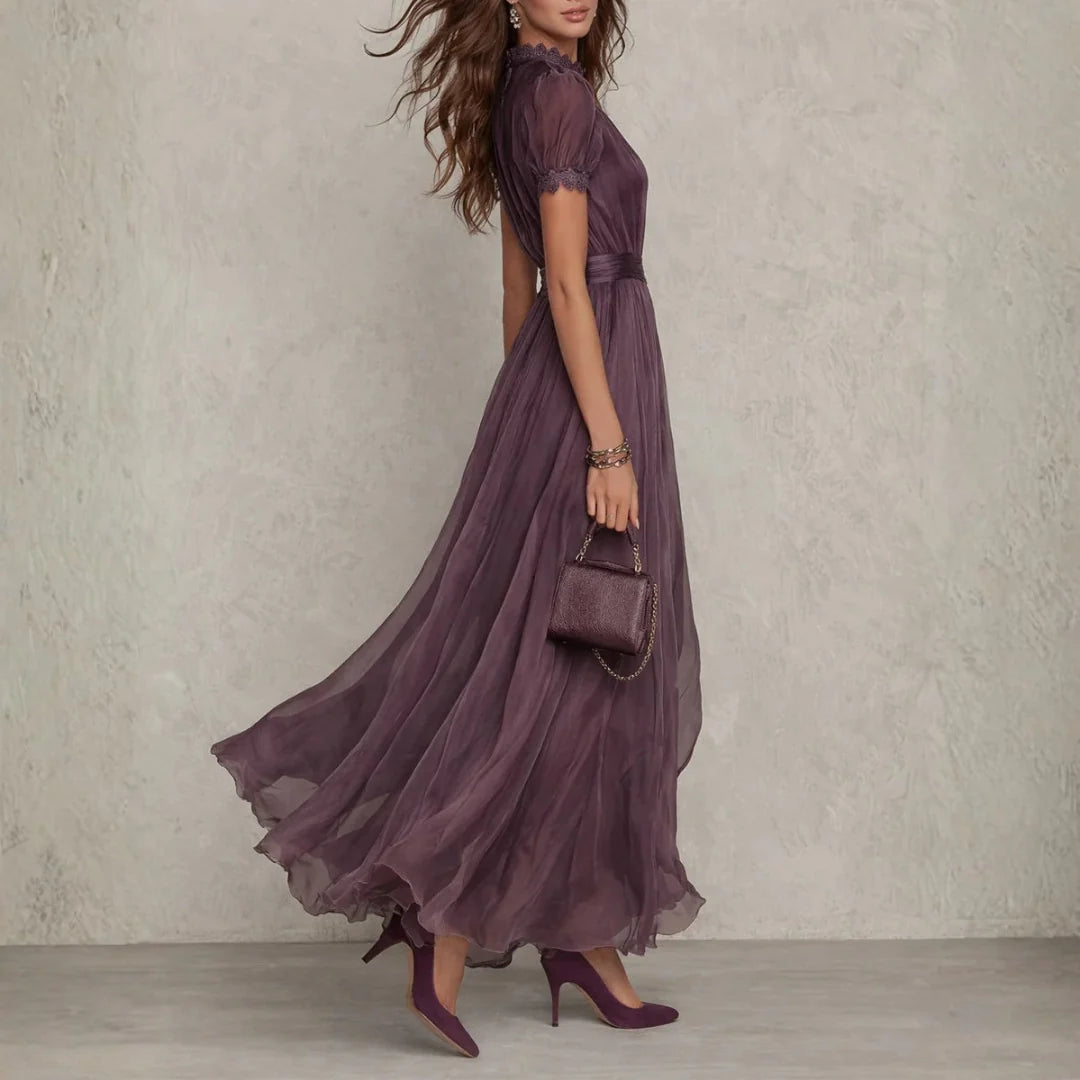 Women's Elegant Chiffon Maxi Dress