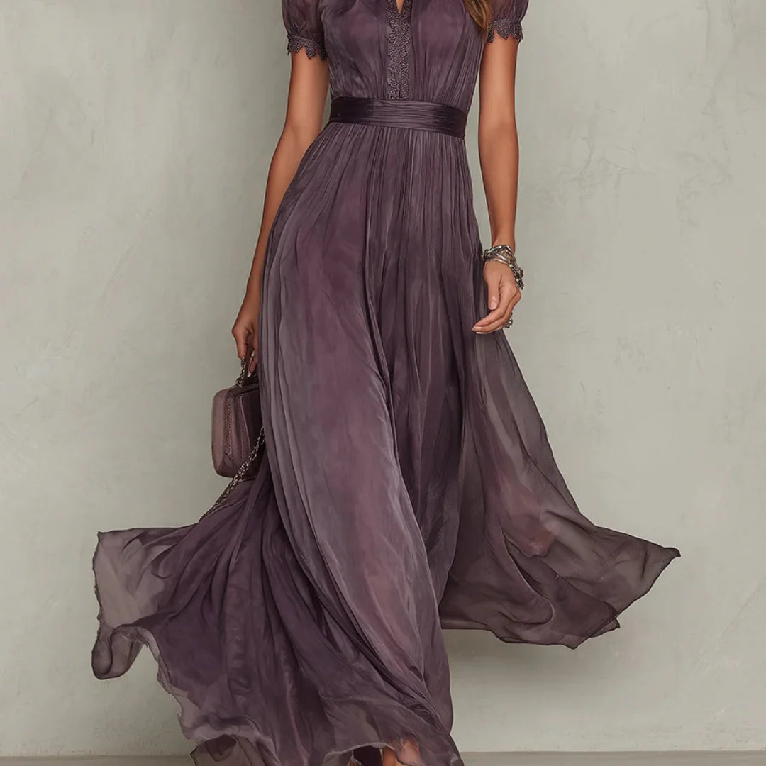 Women's Elegant Chiffon Maxi Dress