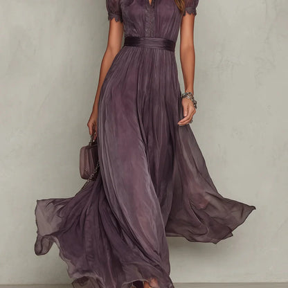 Women's Elegant Chiffon Maxi Dress