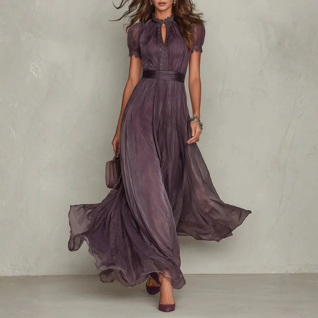 Women's Elegant Chiffon Maxi Dress