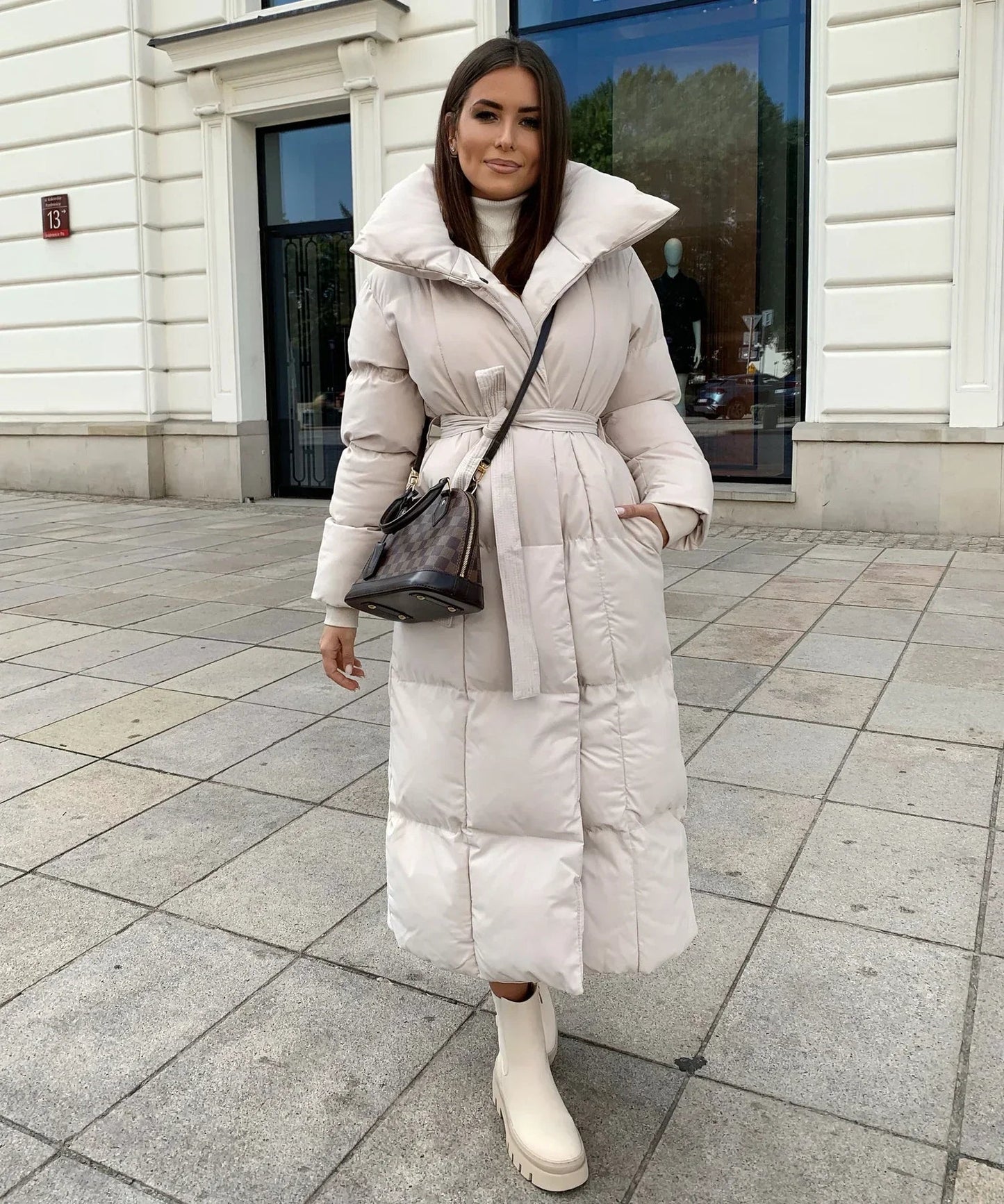 Women's Elegant Long Winter Jacket