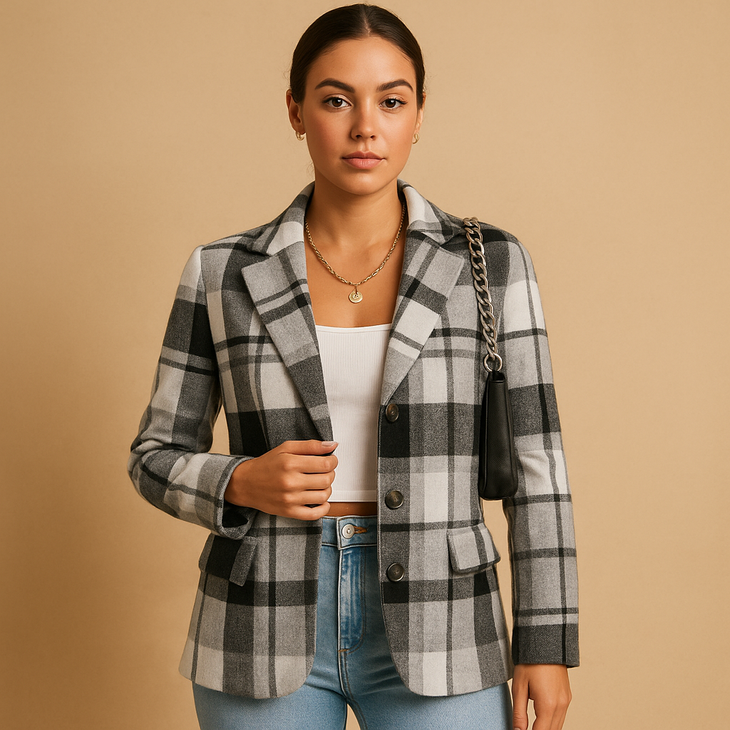 Women's Elegant Open Front Blazer