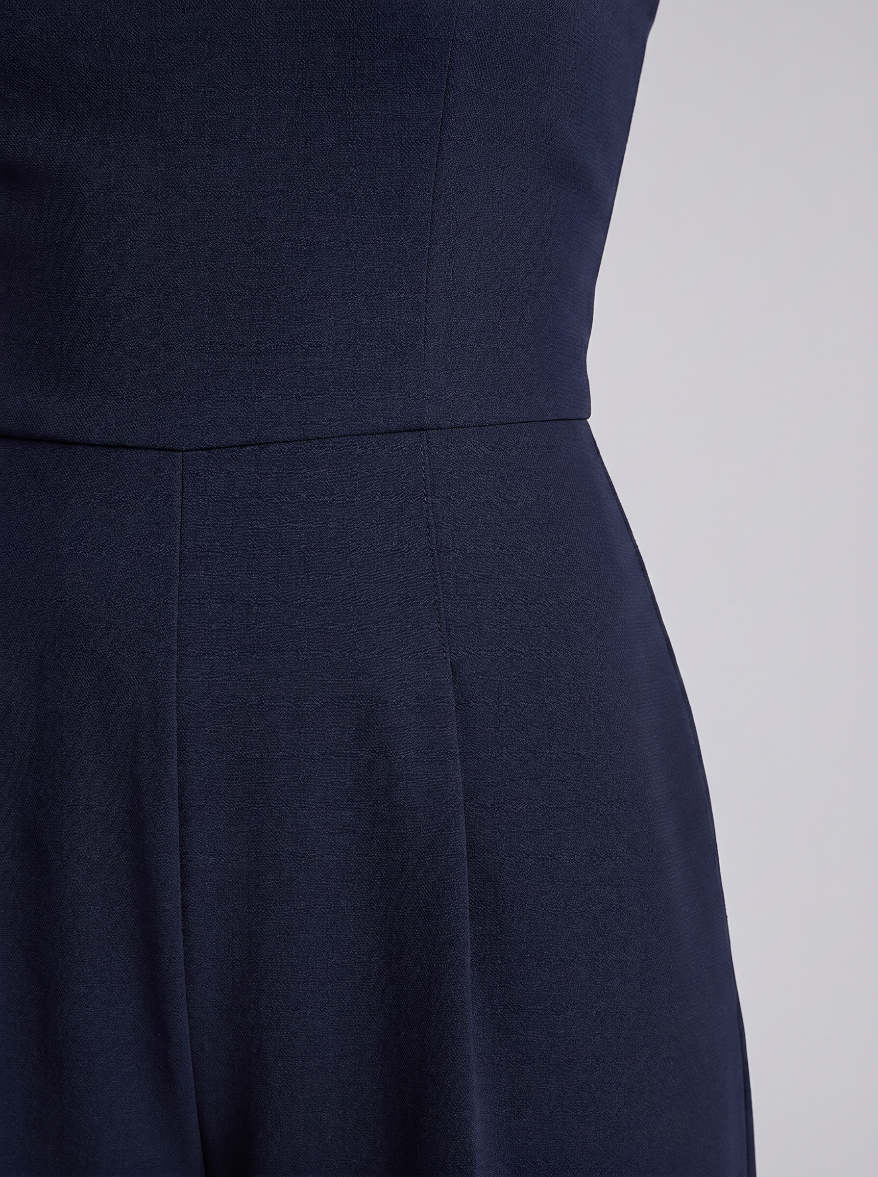 Women's Elegant Strapless Jumpsuit with Pockets