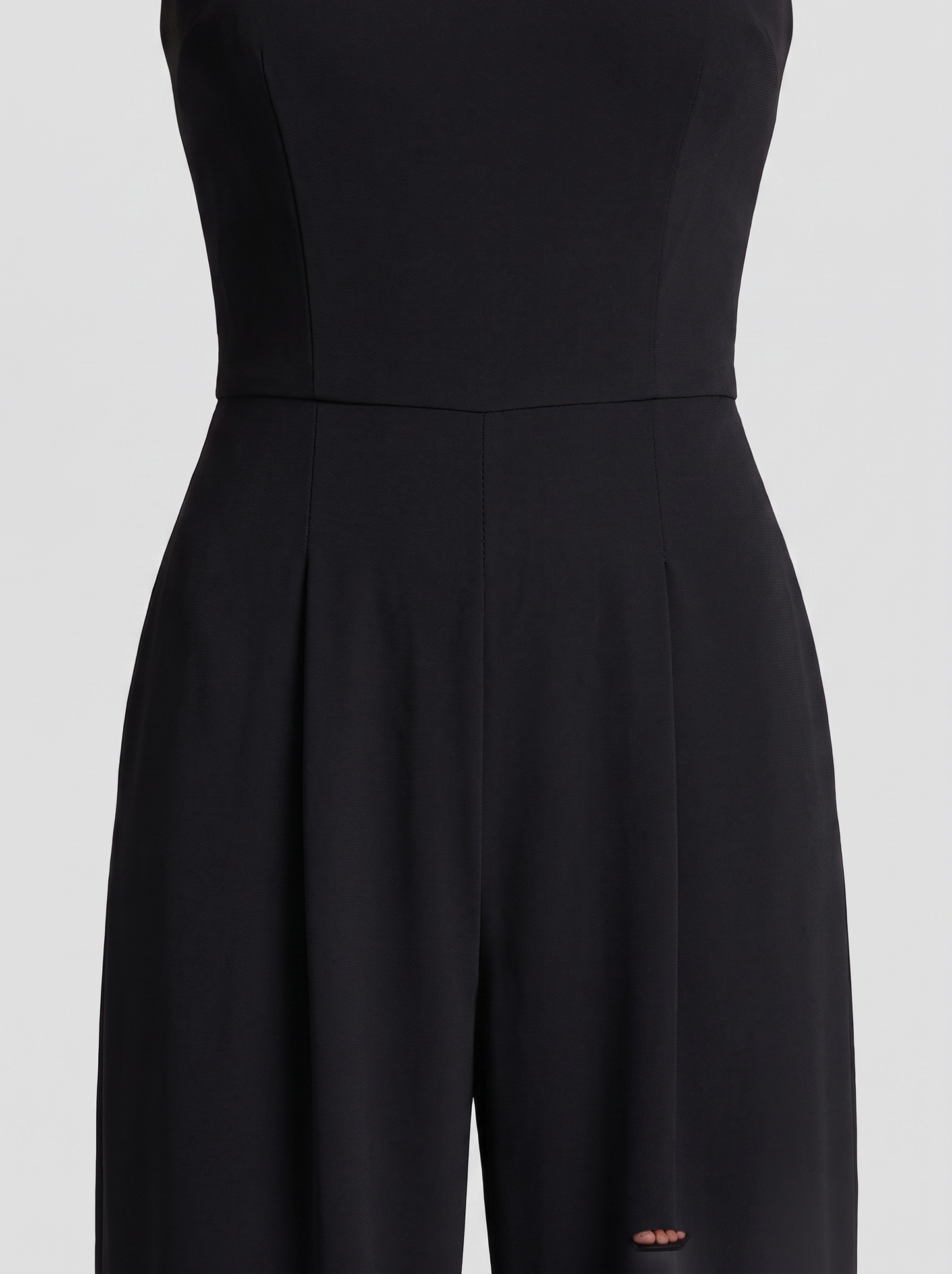 Women's Elegant Strapless Jumpsuit with Pockets