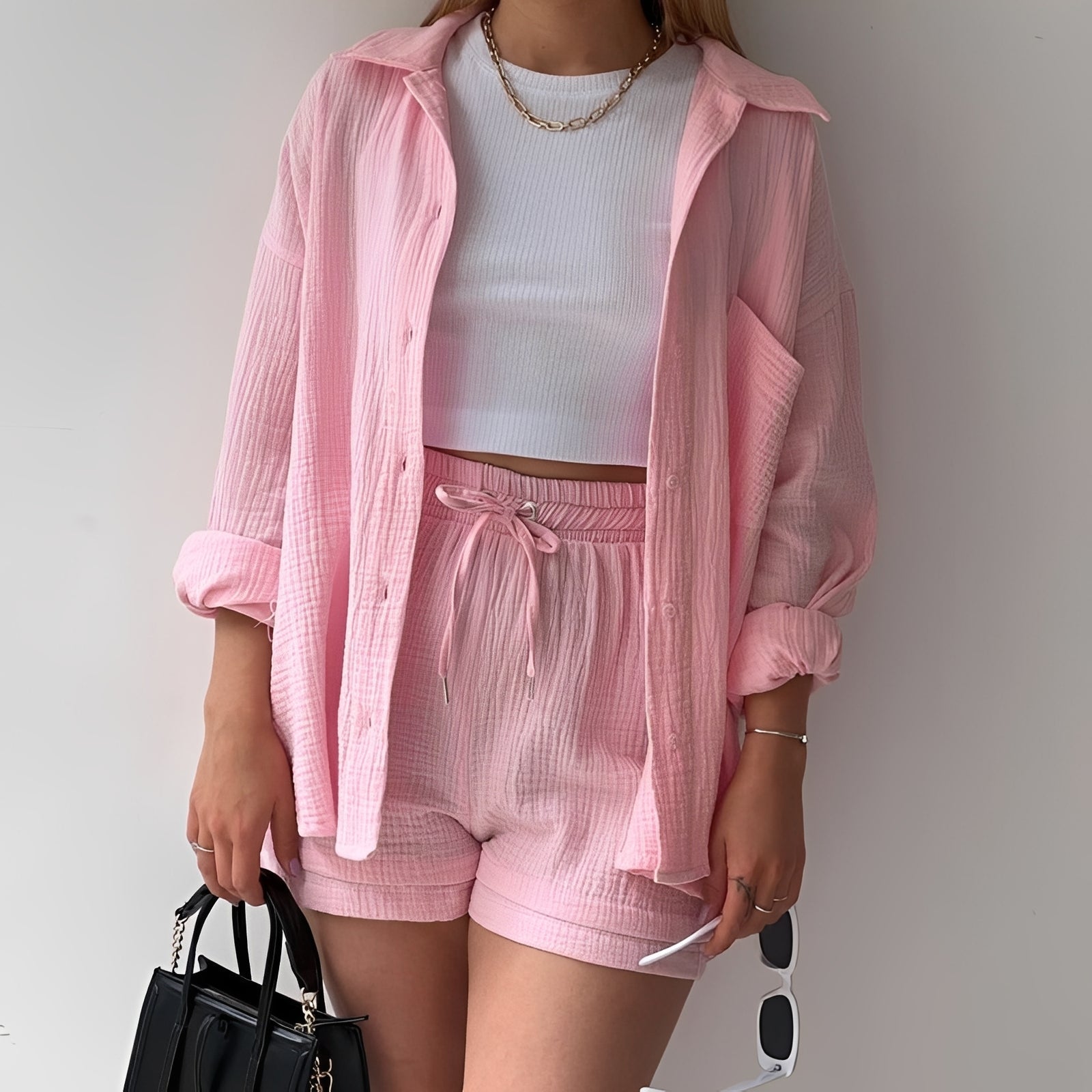 Women's Elegant Summer Two-Piece Set