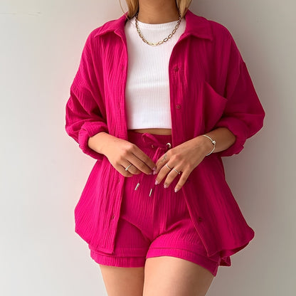 Women's Elegant Summer Two-Piece Set