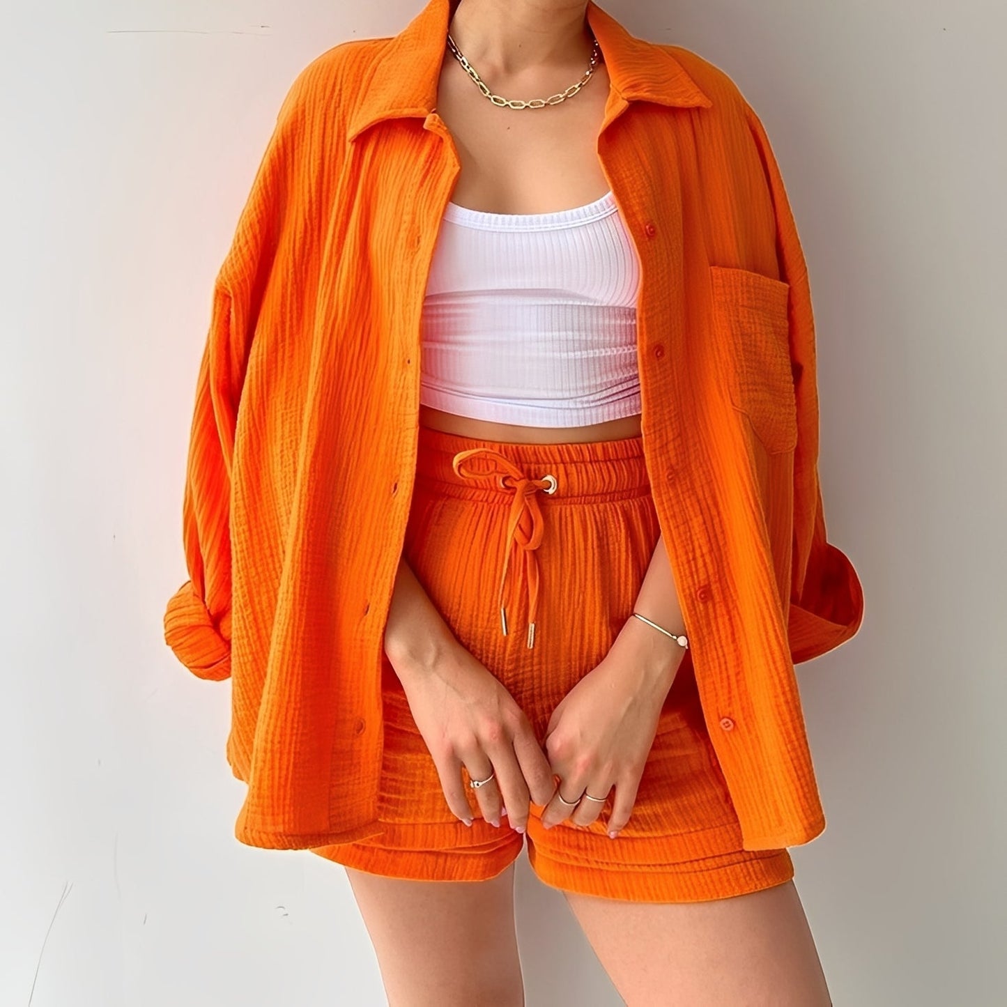 Women's Elegant Summer Two-Piece Set