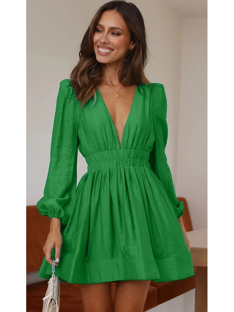 Women's Festive Mini Dress for Chic Occasions
