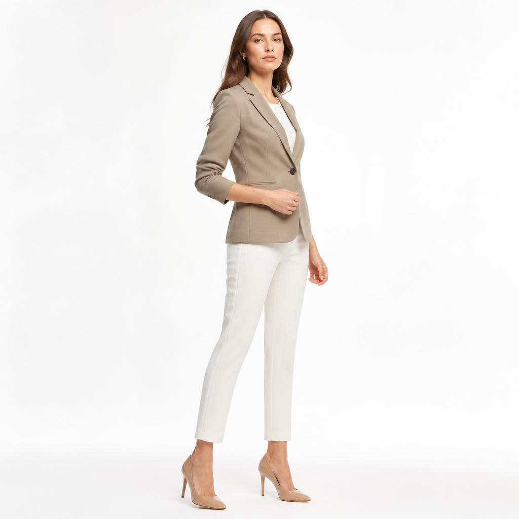 Women's Fitted Blazer Jacket