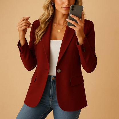 Women's Fitted Stretch Blazer