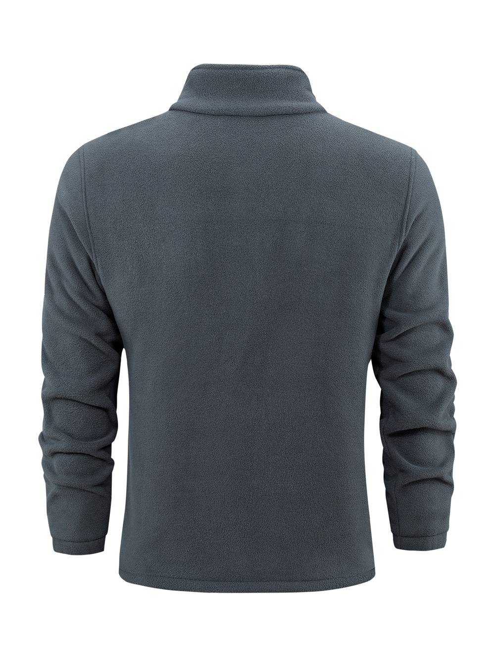 Women's Fleece Cardigan with Stand-Up Collar
