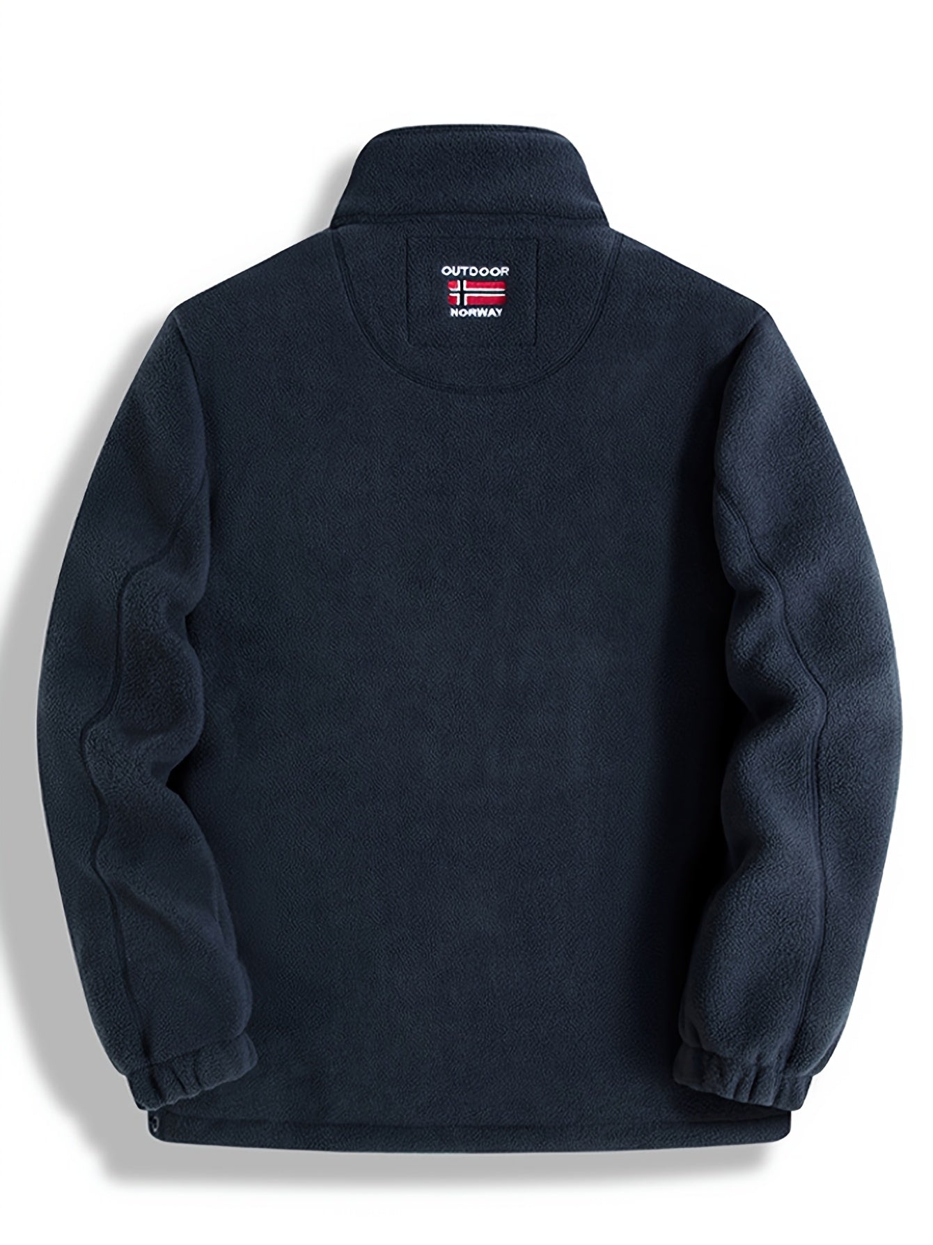 Women's Fleece Jacket with High Collar for Outdoor Activities