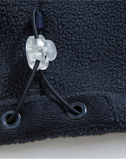 Women's Fleece Jacket with High Collar for Outdoor Activities