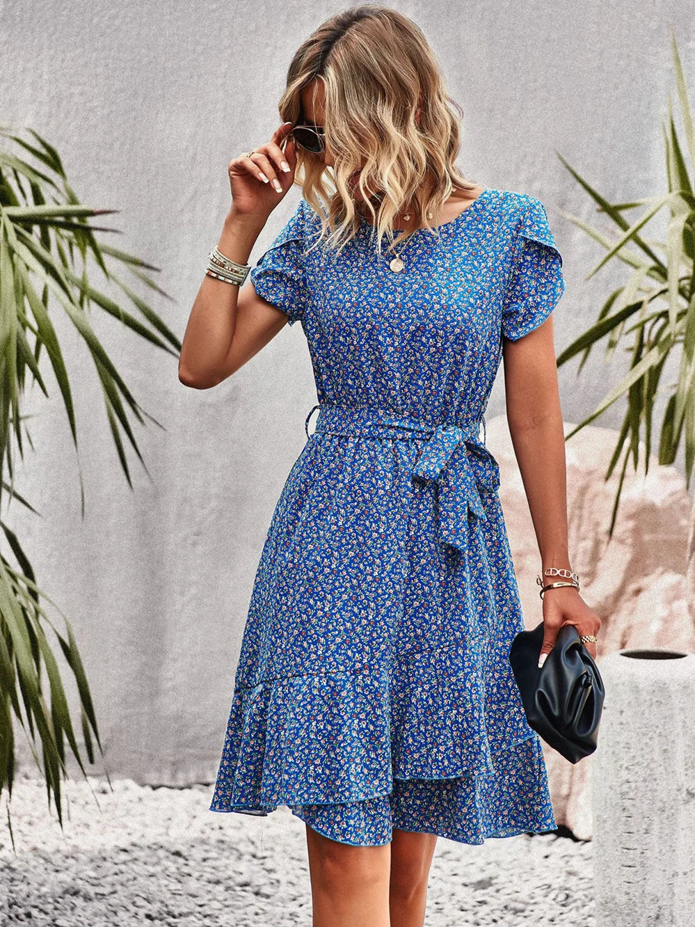 Women's Floral Midi Dress