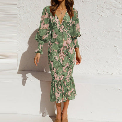 Women's Floral Midi Dress