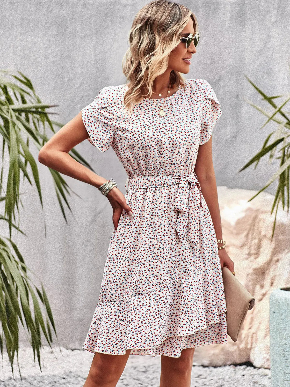 Women's Floral Midi Dress