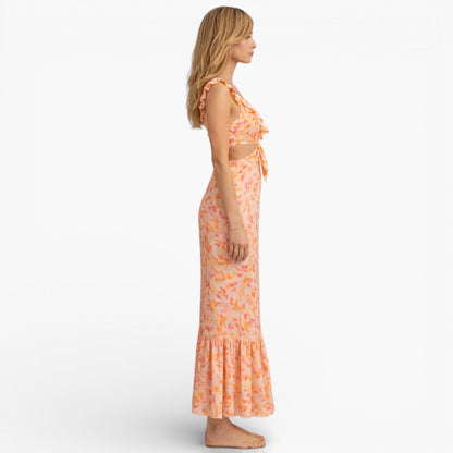 Women's Floral Sleeveless Maxi Dress