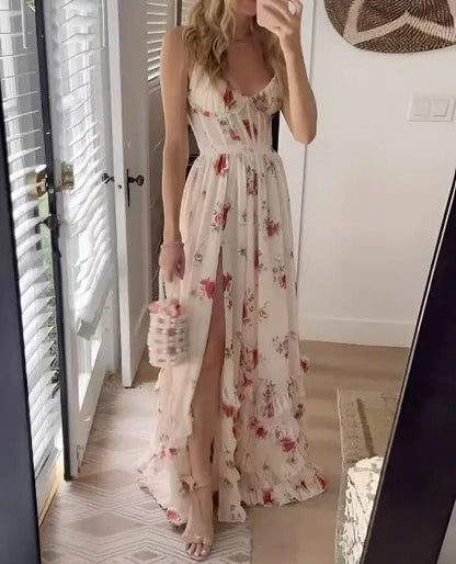 Women's Floral Summer Maxi Dress