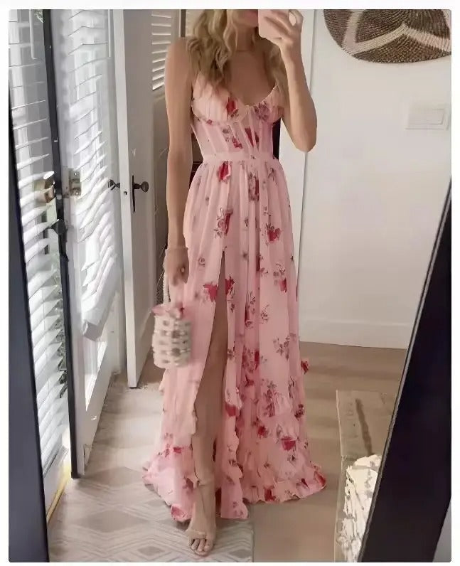 Women's Floral Summer Maxi Dress