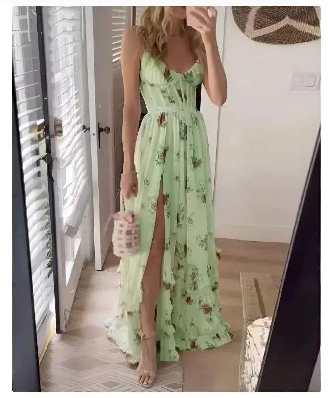 Women's Floral Summer Maxi Dress