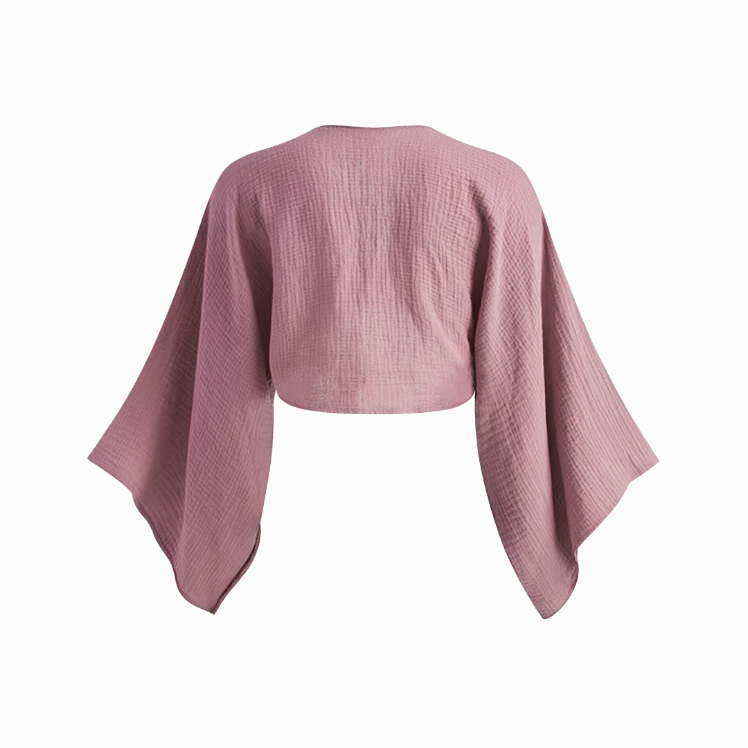 Women's Front Knot Blouse - Stylish Casual Top for Everyday Wear