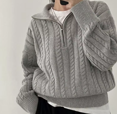 Women's Half Zip Pullover Sweater