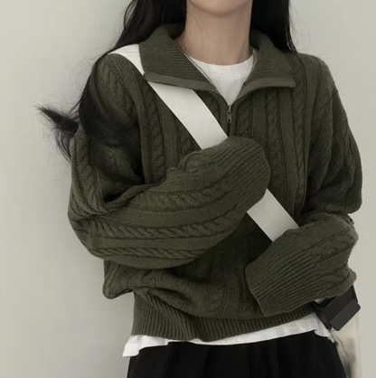 Women's Half Zip Pullover Sweater