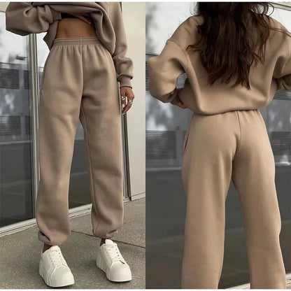Women's High-Waist Two-Piece Lounge Set