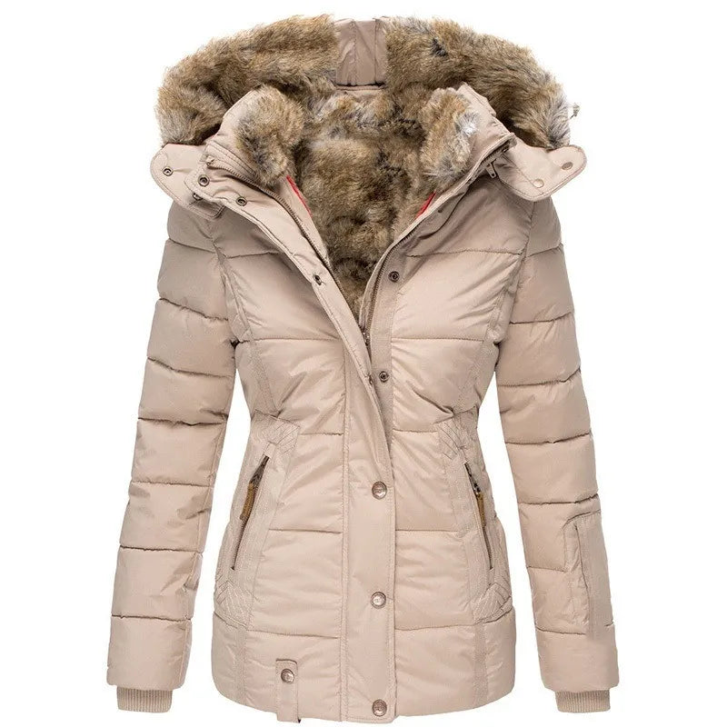 Women’s Hooded Faux Fur Coat