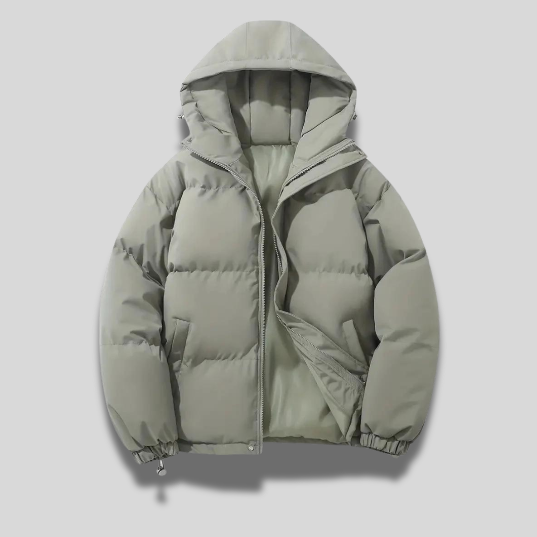 Women's Hooded Winter Coat - Insulated Long Puffer Coat