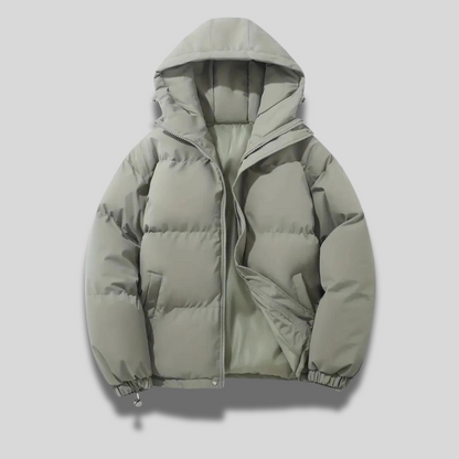 Women's Hooded Winter Coat - Insulated Long Puffer Coat