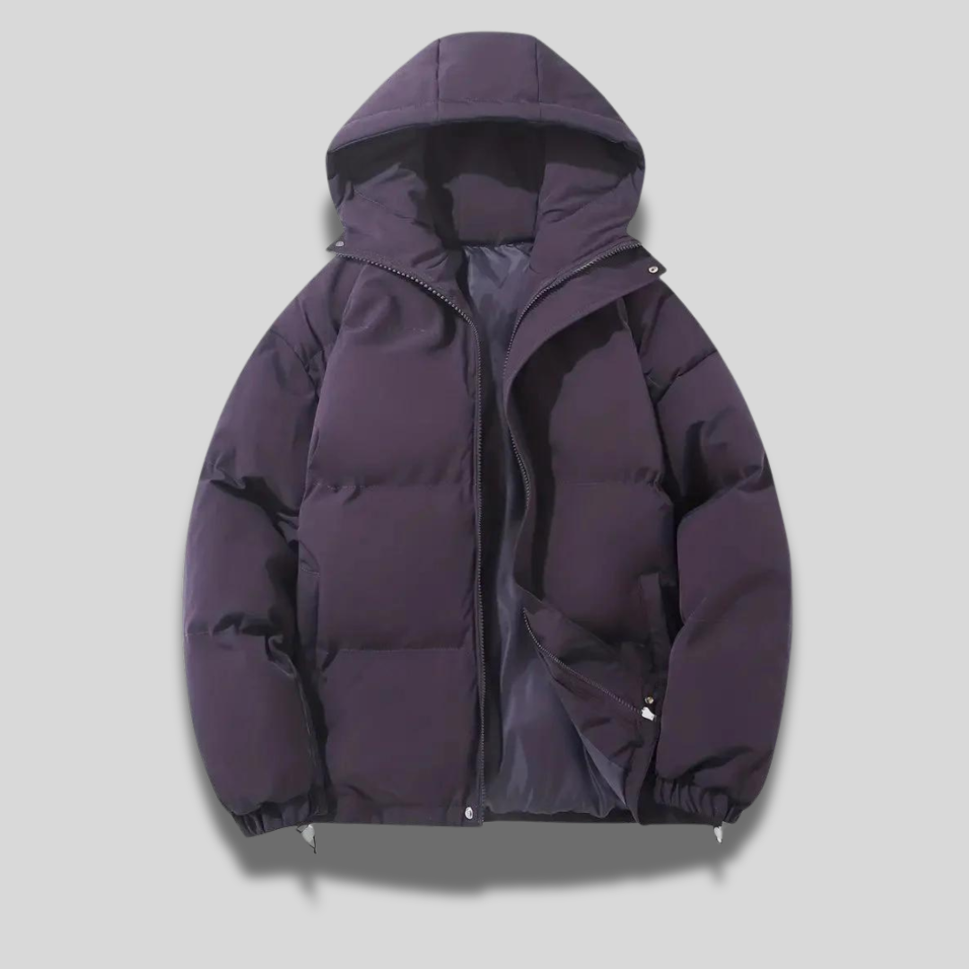 Women's Hooded Winter Coat - Insulated Long Puffer Coat