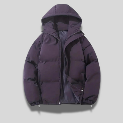 Women's Hooded Winter Coat - Insulated Long Puffer Coat