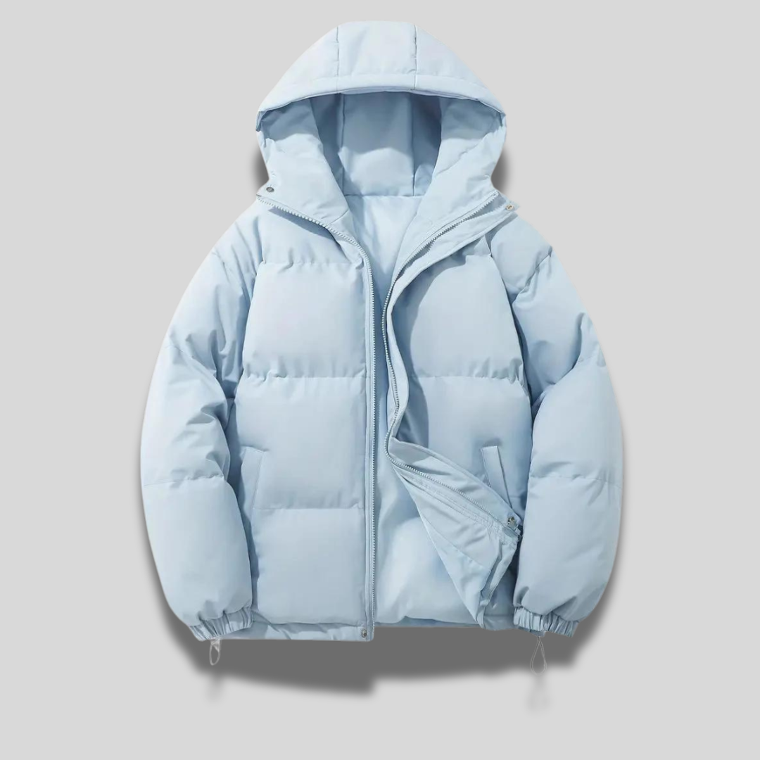 Women's Hooded Winter Coat - Insulated Long Puffer Coat