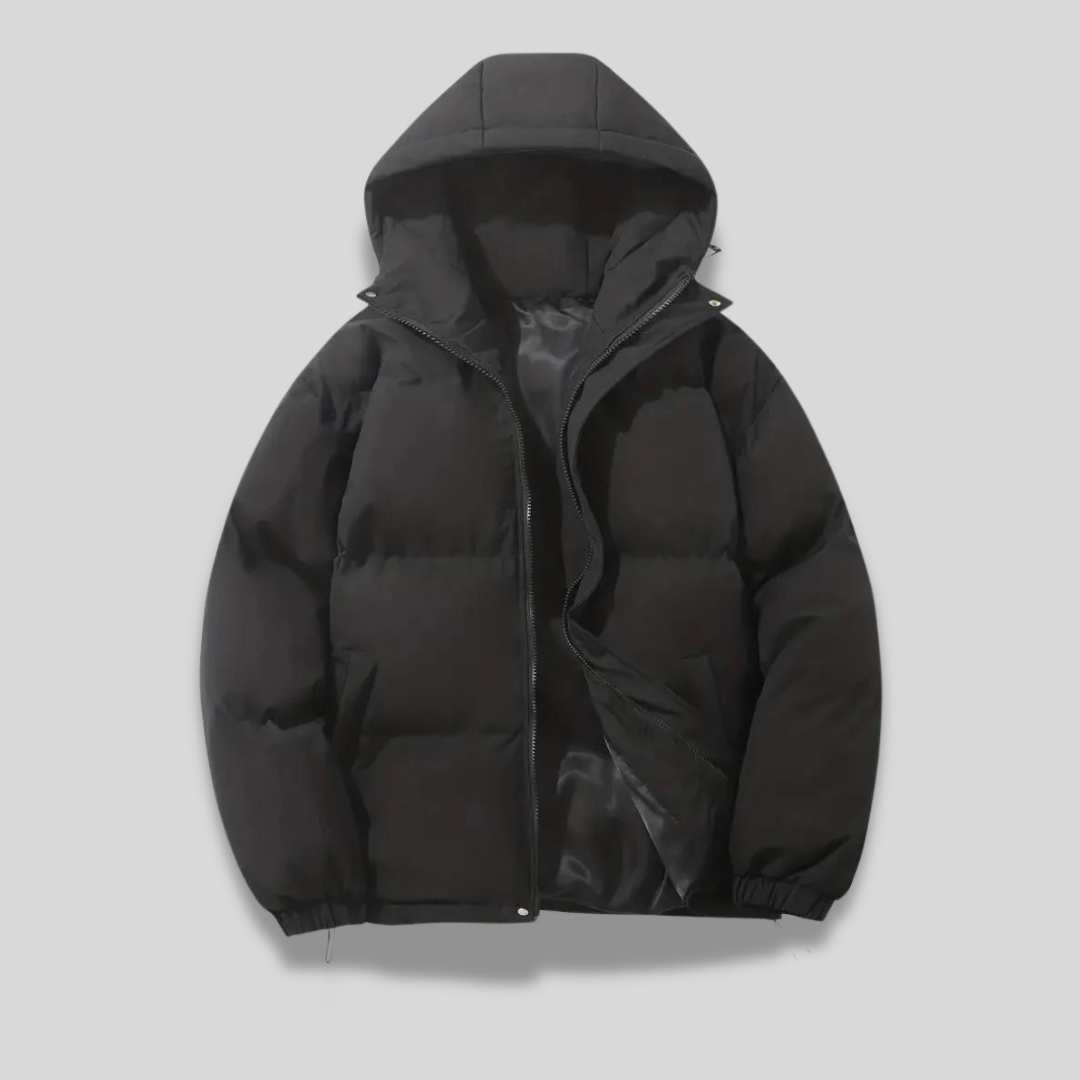 Women's Hooded Winter Coat - Insulated Long Puffer Coat