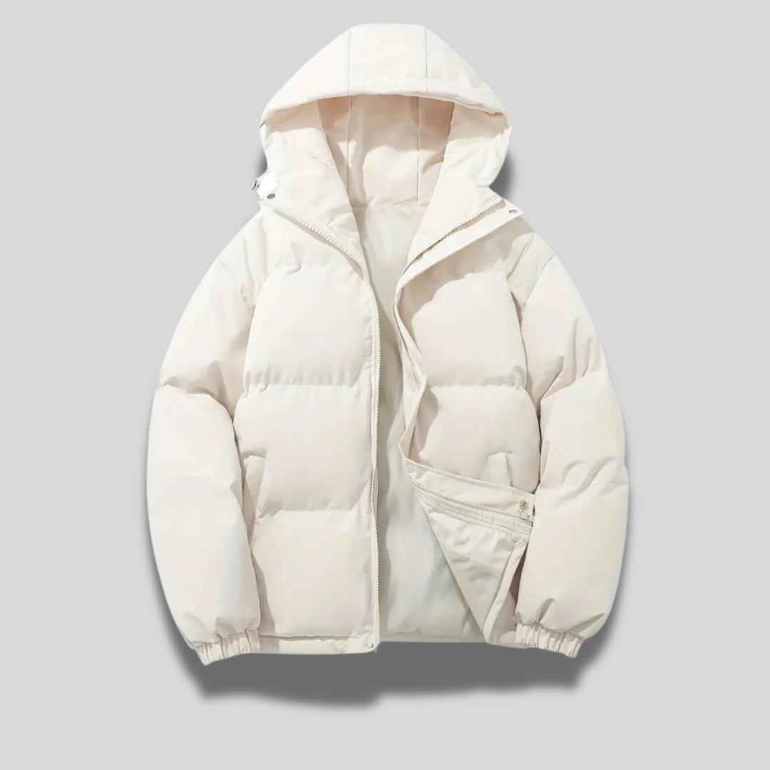 Women's Hooded Winter Coat - Insulated Long Puffer Coat