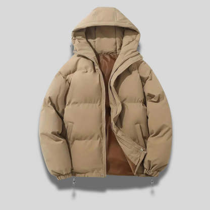 Women's Hooded Winter Coat - Insulated Long Puffer Coat