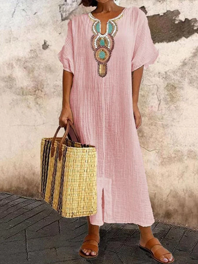 Women's Kaftan Maxi Dress