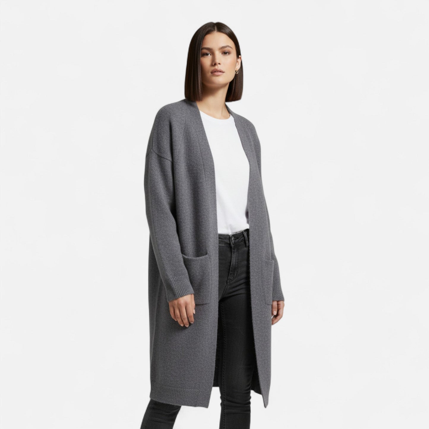 Women's Knit Long Cardigan