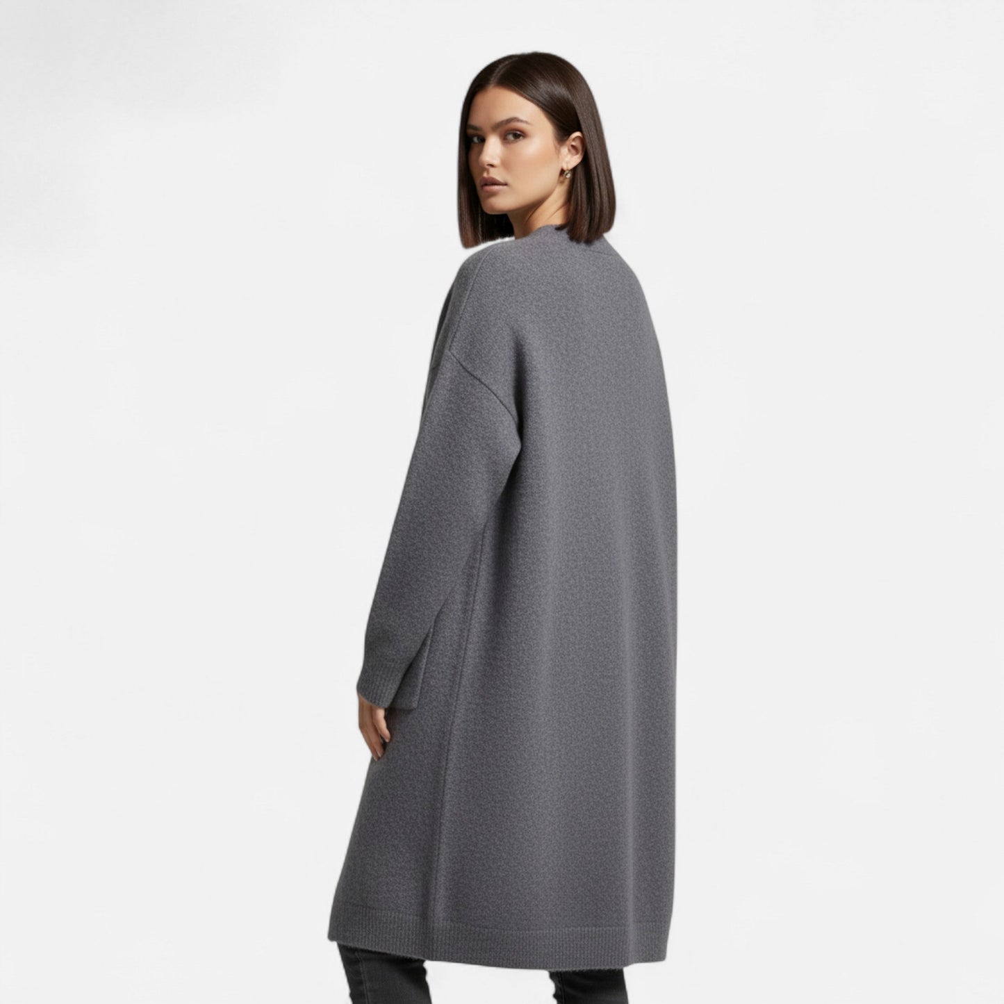 Women's Knit Long Cardigan