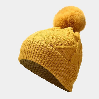 Women's Knit Scarf Set with Hat and Gloves