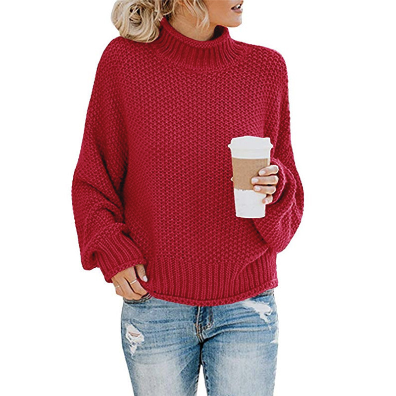Women's Knit Turtleneck Sweater