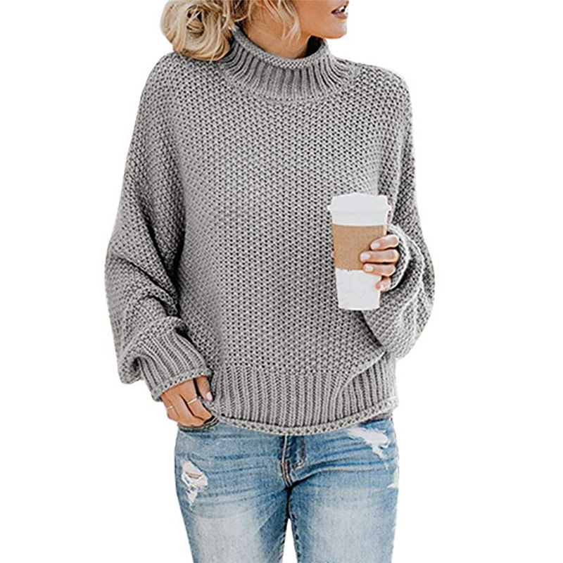 Women's Knit Turtleneck Sweater