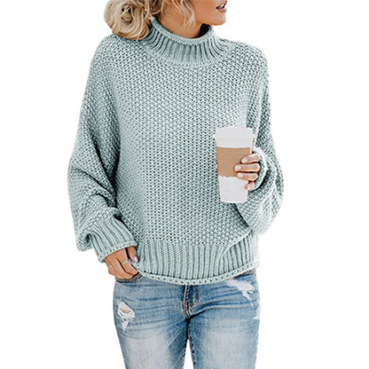 Women's Knit Turtleneck Sweater