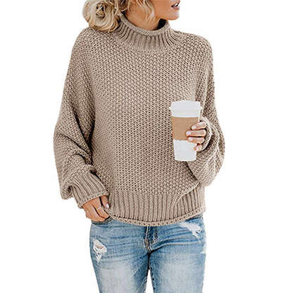 Women's Knit Turtleneck Sweater