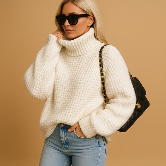 Women's Knitted Crop Sweater