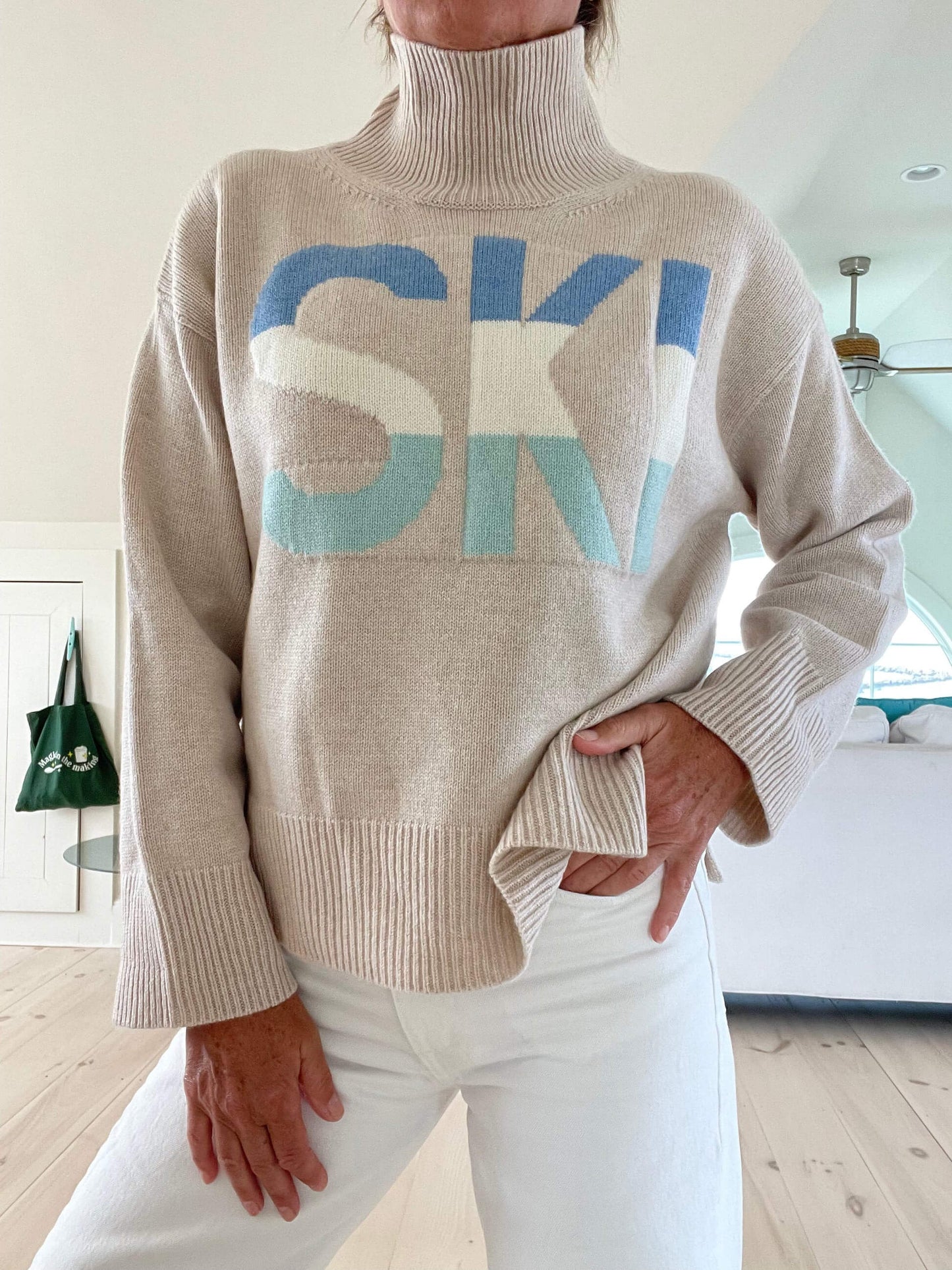 Women's Knitted Turtleneck Sweater