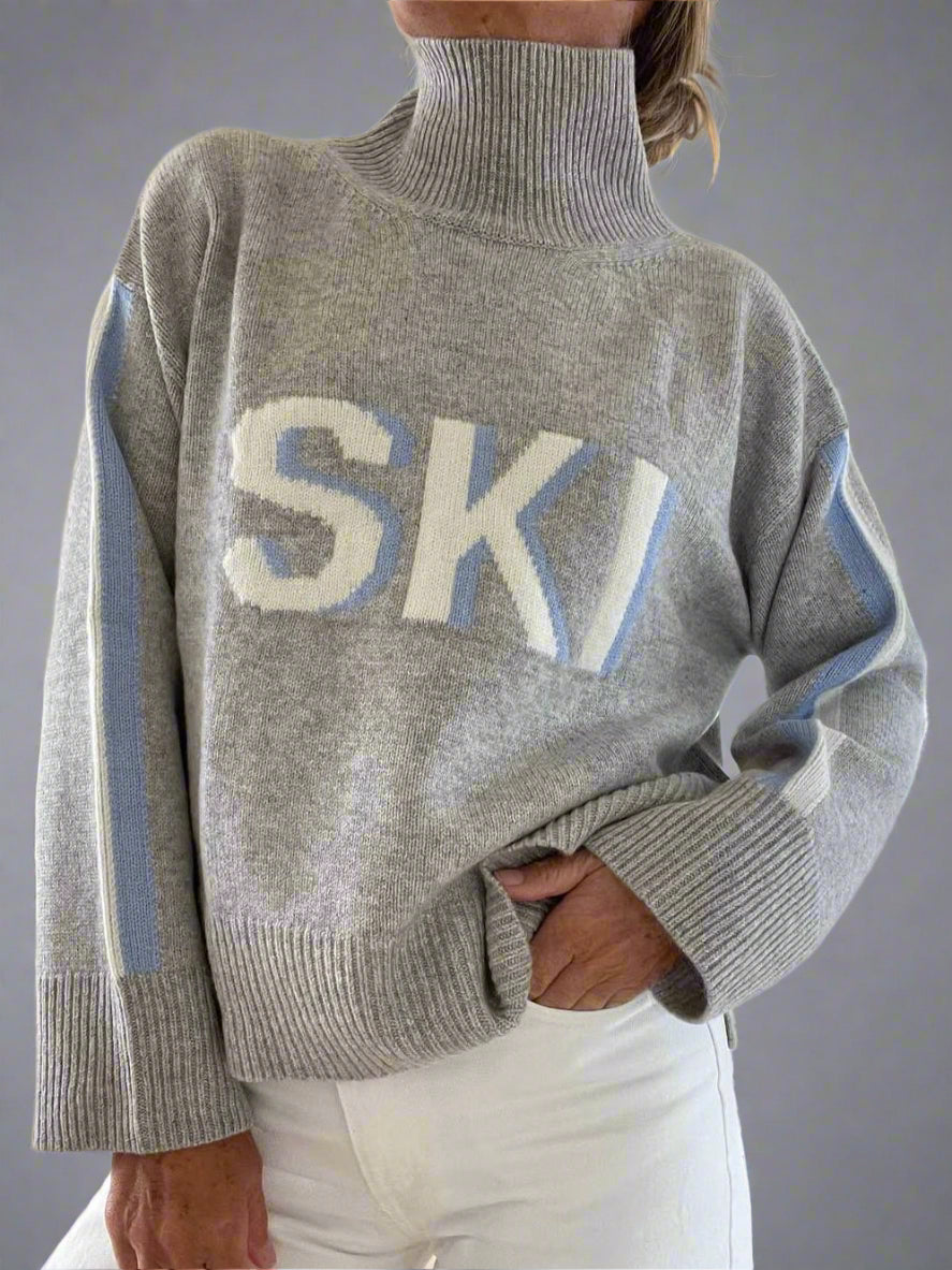 Women's Knitted Turtleneck Sweater