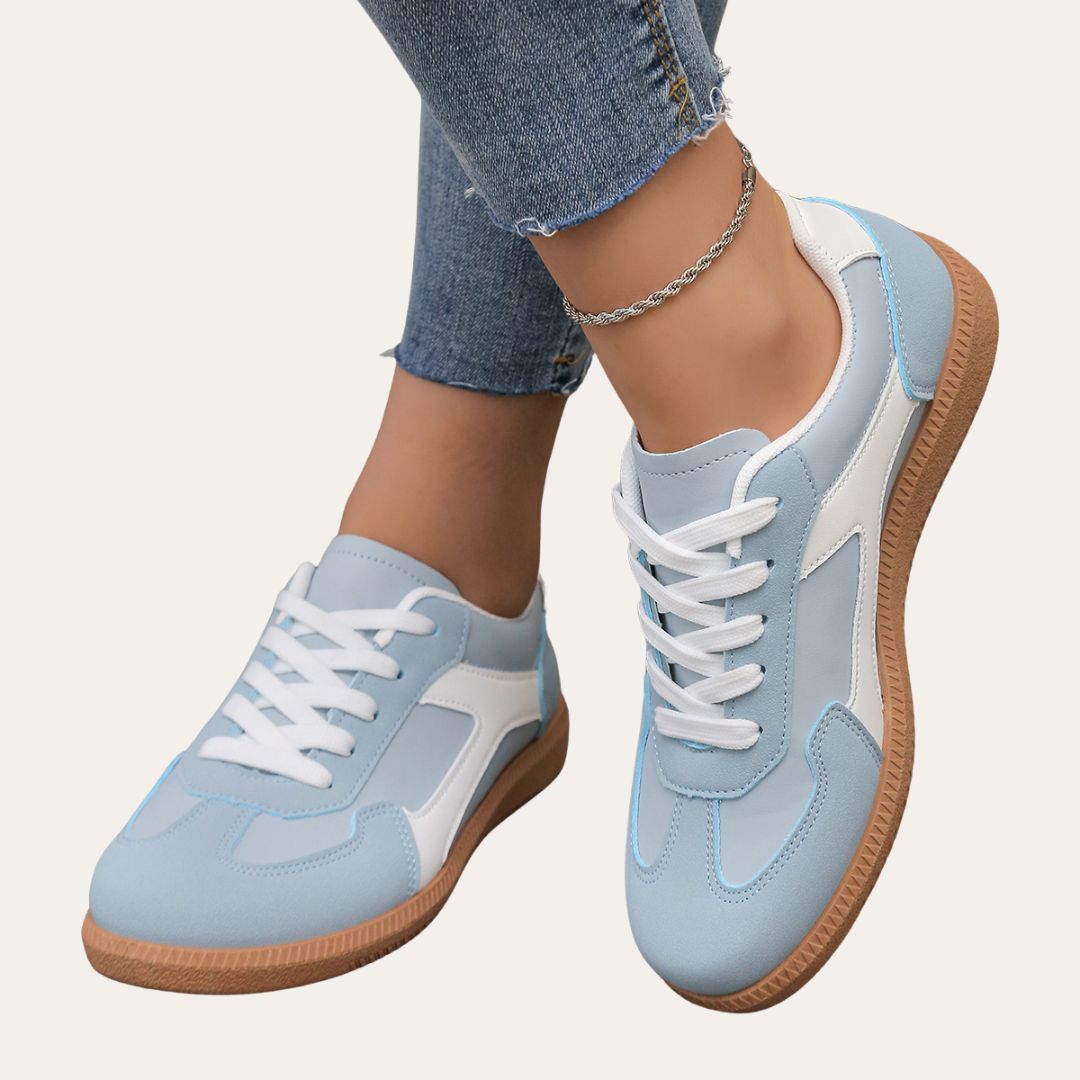 Women's Lace-Up Trendy Sneakers